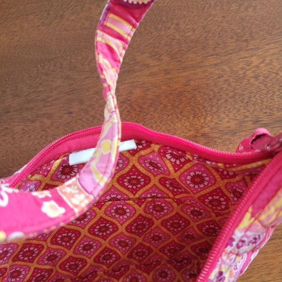 2008 Vera Bradley Raspberry Fizz Small Olivia Hobo Bag - Picture 3 of 4